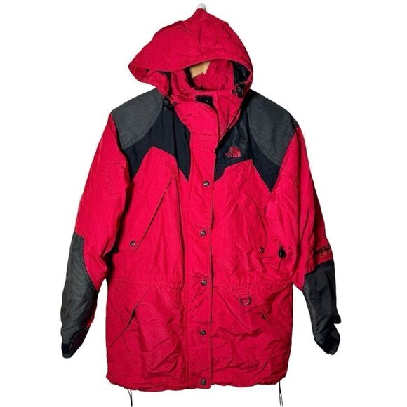 Vintage 90s The North Face Extreme Light Red Winter Anorak Jacket Women’s 8/Med - Picture 1 of 5
